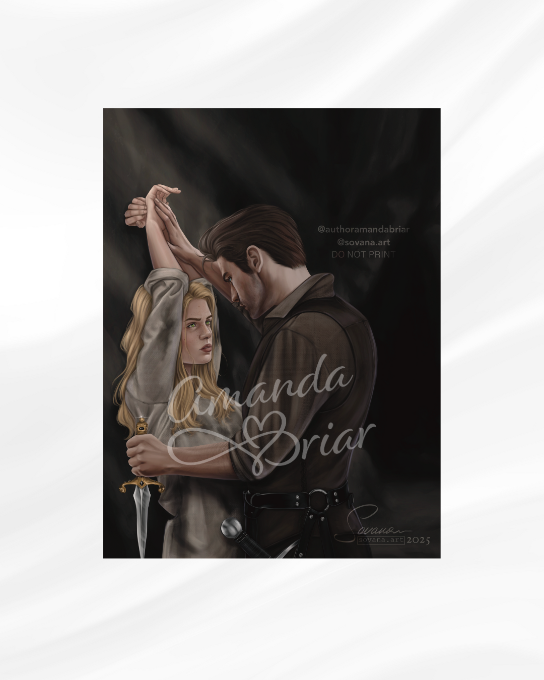 Shall I disarm you - Lennox & Weston Art Print