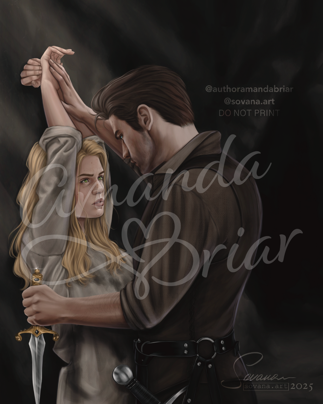 Shall I disarm you - Lennox & Weston Art Print