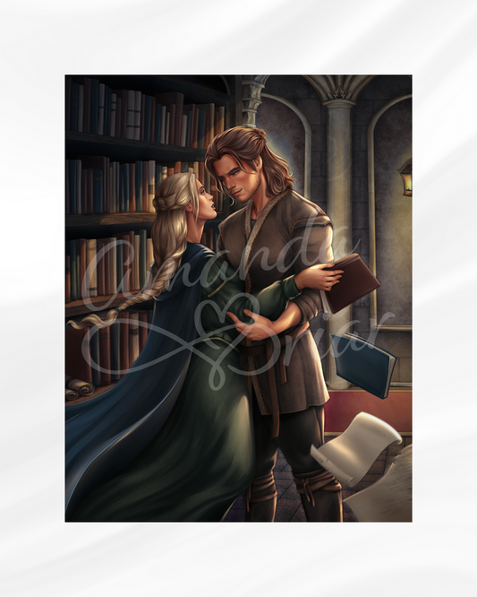 Library - Lennox & Dane Art Print